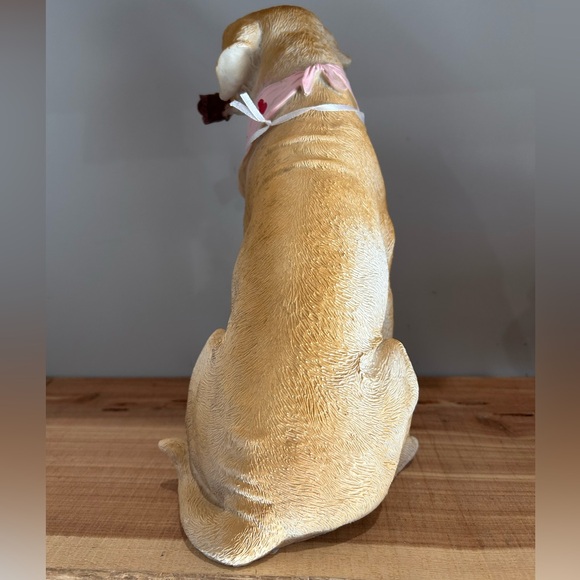 NWT Bella Lux Golden Labrador Valentine's Day Decor - Picture 5 of 6